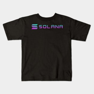 Solana crypto Coin Crypto coin Crypto coin Crytopcurrency Kids T-Shirt